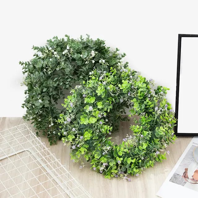 Handcrafted Christmas Wreath – Festive Holiday Door Decoration