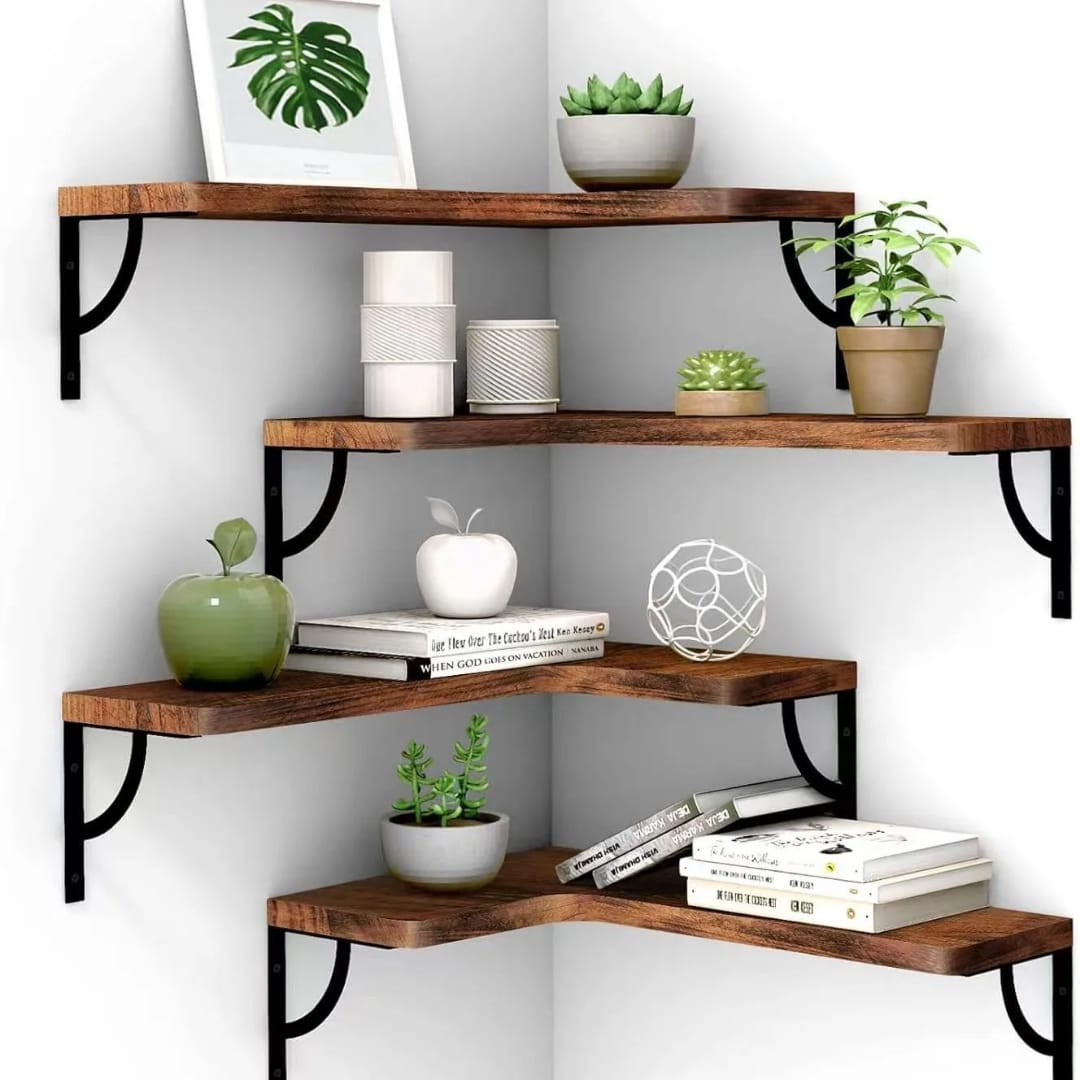 Solid Wooden Floating Shelves for Wall – Modern, Durable &amp; Stylish Storage