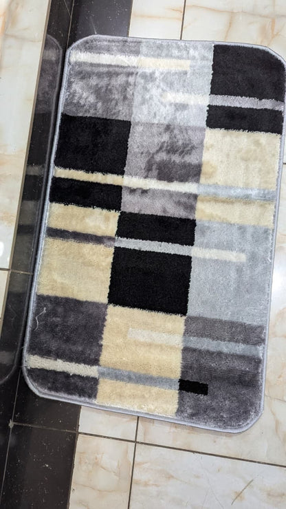 Modern Geometric Anti-Slip Door Mat