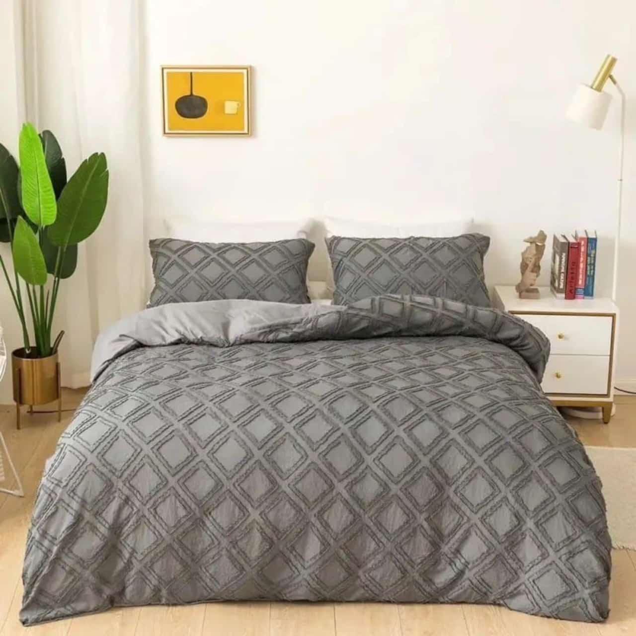 Luxury Tufted Duvet Cover Set – Soft, Stylish, and Timeless Comfort