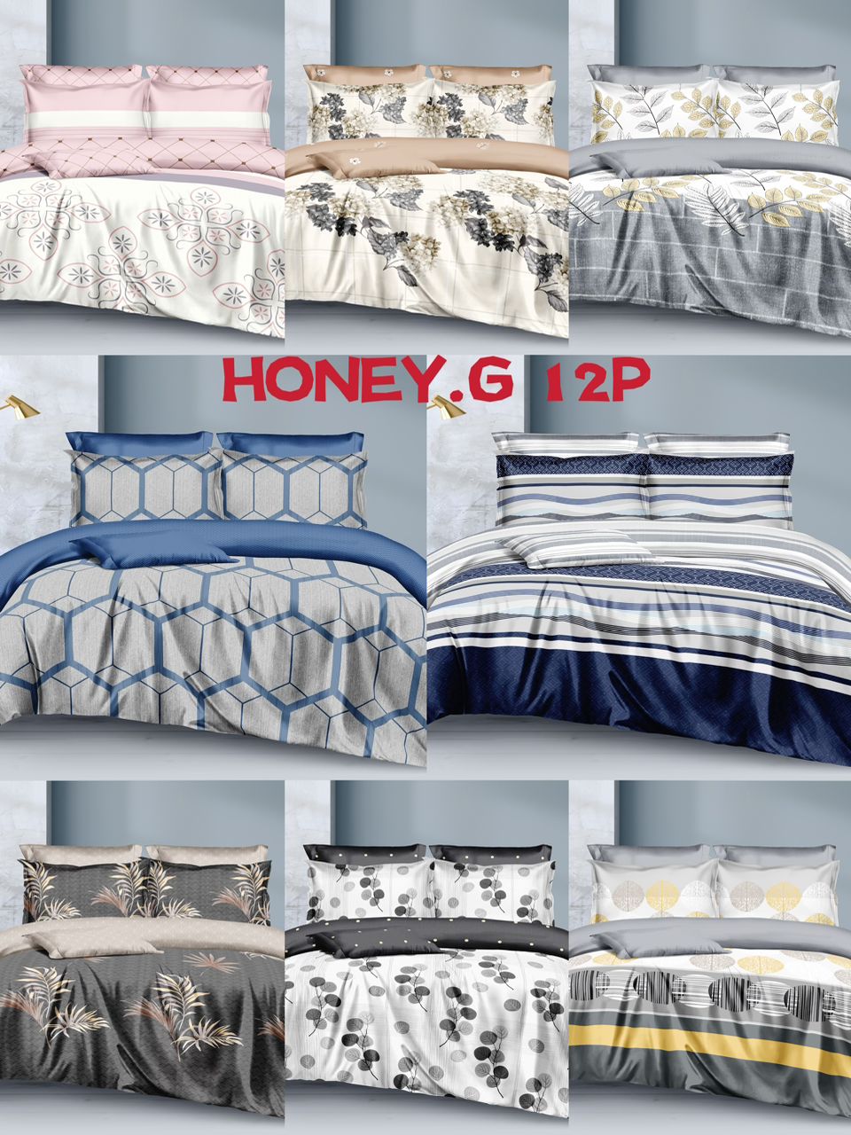 🛏️ 12-Piece Duvet Set – Complete Comfort & Luxury for Your Bedroom