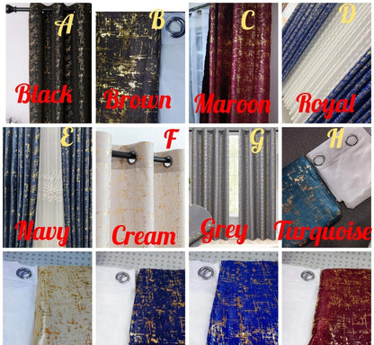 Marble Curtains &amp; Sheers – Elegant Light and Luxury Combined 1.5m×1.5m=3m