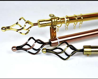 🏠 Double Curtain Holders – Stylish, Sturdy & Functional