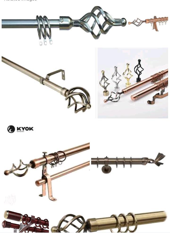 🏠 Double Curtain Holders – Stylish, Sturdy & Functional