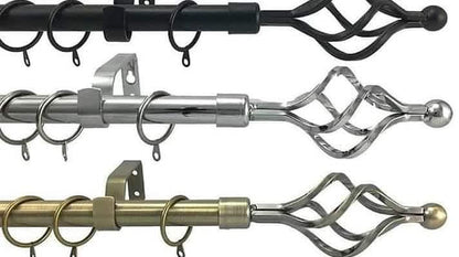 🏠 Double Curtain Holders – Stylish, Sturdy & Functional